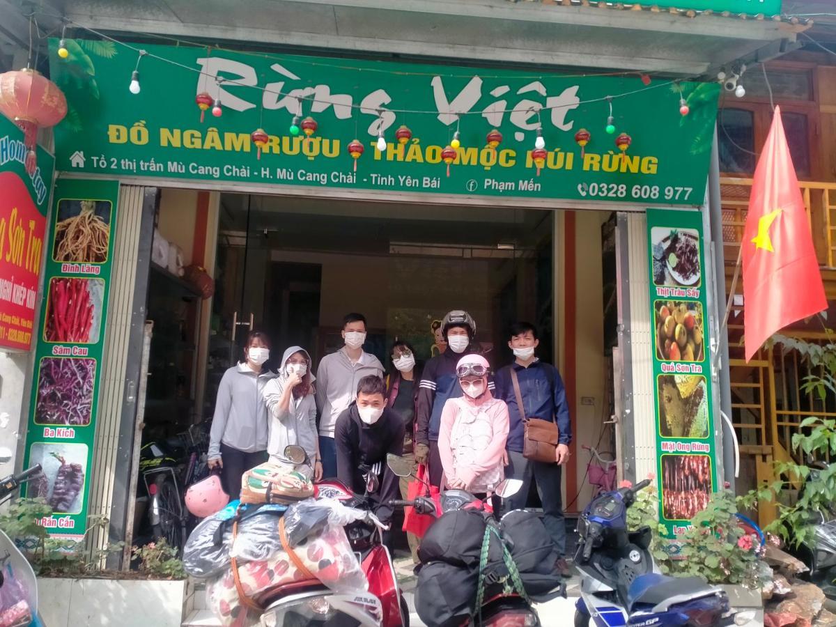Hoa Son Tra Hotel Mu Cang Chai Exteriér fotografie