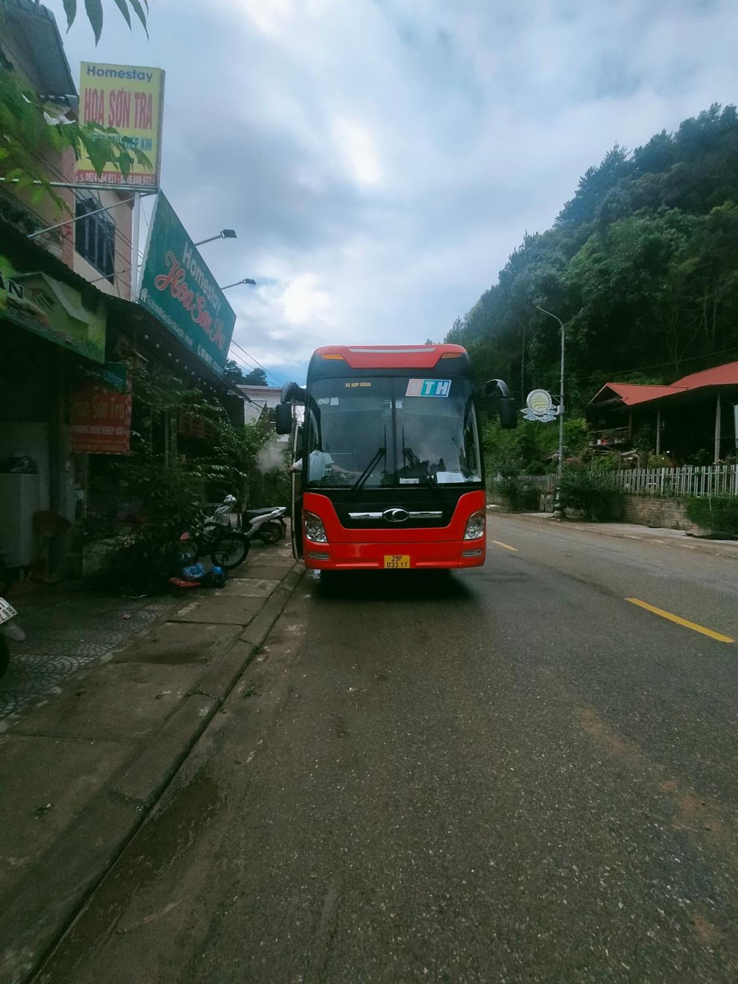 Hoa Son Tra Hotel Mu Cang Chai Exteriér fotografie