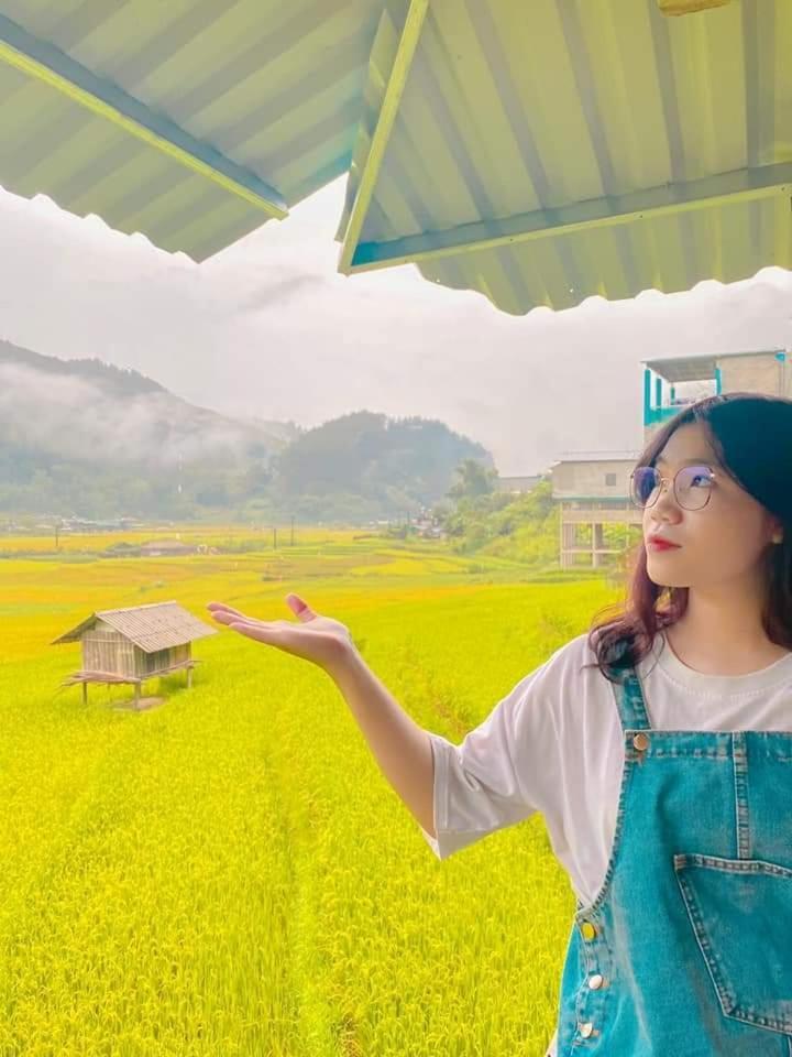 Hoa Son Tra Hotel Mu Cang Chai Exteriér fotografie