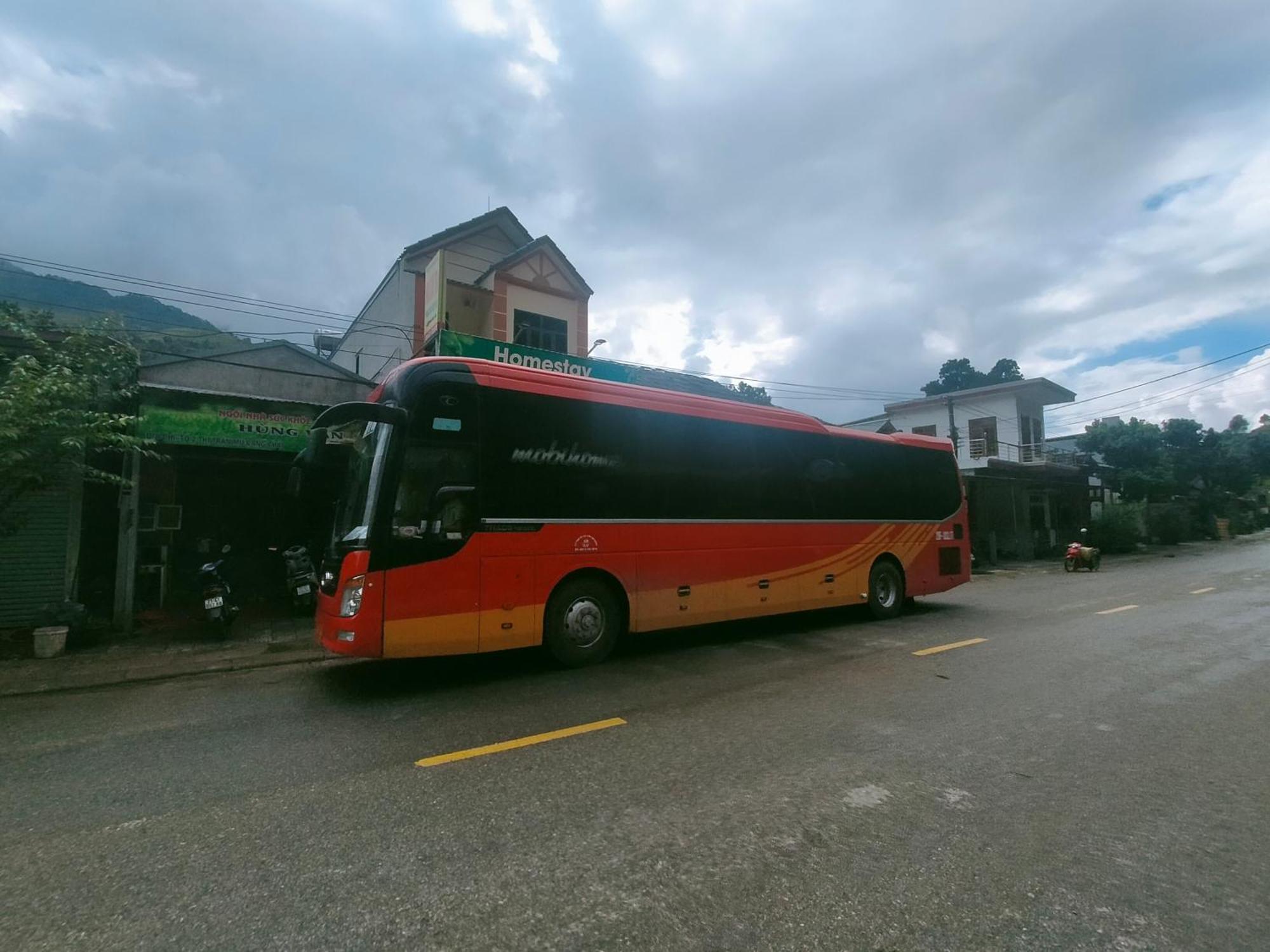 Hoa Son Tra Hotel Mu Cang Chai Exteriér fotografie